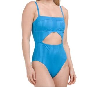 NWT Sanctuary Splice Mio One-Piece Swimsuit in Blue Moon, Women's Medium